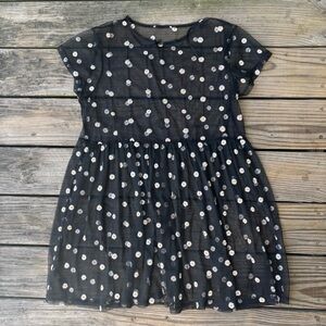 Sheer Daisy Mini Dress